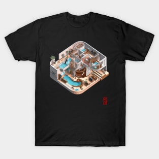 isometric cat spa T-Shirt